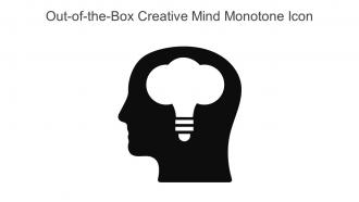 Out Of The Box Creative Mind Monotone Icon In Powerpoint Pptx Png And Editable Eps Format
