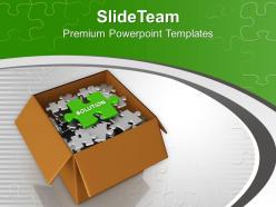 Out of the box solution powerpoint templates ppt themes and graphics 0313