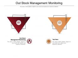 Out stock management monitoring ppt powerpoint presentation model template cpb