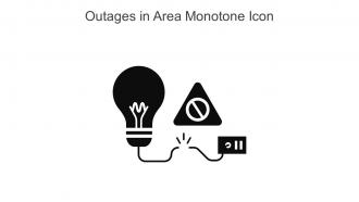 Outages In Area Monotone Icon In Powerpoint Pptx Png And Editable Eps Format