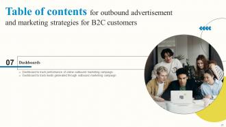 Outbound Advertisement And Marketing Strategies For B2C Customers MKT CD V Image Slides