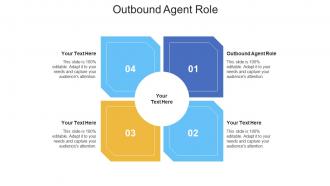 Outbound agent role ppt powerpoint presentation infographic template graphics cpb