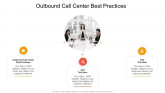 Outbound Call Center Best Practices In Powerpoint And Google Slides Cpb