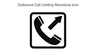 Outbound Call Limiting Monotone Icon In Powerpoint Pptx Png And Editable Eps Format
