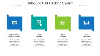 Outbound call tracking system ppt powerpoint presentation pictures aids cpb