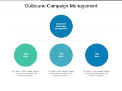 Outbound campaign management ppt powerpoint presentation icon graphic images cpb