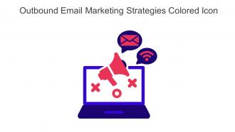 Outbound Email Marketing Strategies Colored Icon In Powerpoint Pptx Png And Editable Eps Format
