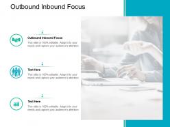 Outbound inbound focus ppt powerpoint presentation ideas introduction cpb