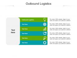 Outbound logistics ppt powerpoint presentation infographic template aids cpb