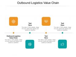 Outbound logistics value chain ppt powerpoint presentation layouts influencers cpb