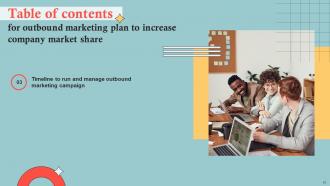 Outbound Marketing Plan To Increase Company Market Share MKT CD V Analytical Visual