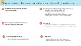 Outbound Marketing Strategy For Lead Generation Powerpoint Presentation Slides MKT CD Professional Content Ready