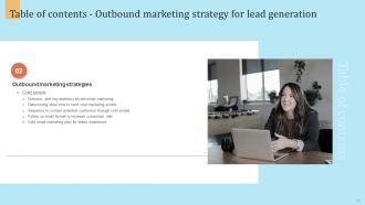 Outbound Marketing Strategy For Lead Generation Powerpoint Presentation Slides MKT CD Customizable Editable