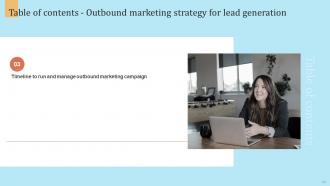 Outbound Marketing Strategy For Lead Generation Powerpoint Presentation Slides MKT CD Editable Impactful