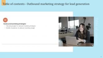 Outbound Marketing Strategy For Lead Generation Powerpoint Presentation Slides MKT CD Researched Impactful