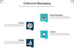 Outbound messaging ppt powerpoint presentation slides skills cpb
