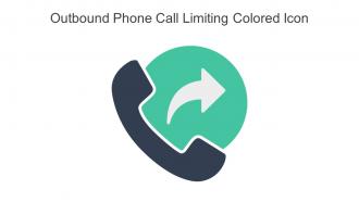 Outbound Phone Call Limiting Colored Icon In Powerpoint Pptx Png And Editable Eps Format