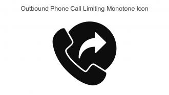 Outbound Phone Call Limiting Monotone Icon In Powerpoint Pptx Png And Editable Eps Format