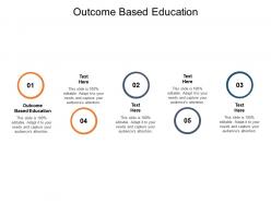 Outcome based education ppt powerpoint presentation inspiration background cpb