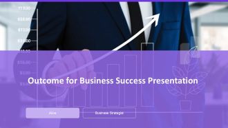Outcome For Business Success Presentation Ppt Guidelines At