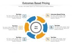 Outcomes based pricing ppt powerpoint presentation layouts example file cpb