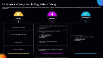 Outcomes Of Sony Marketing Data Strategy