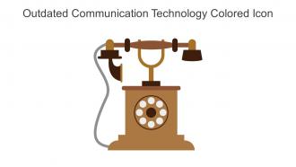 Outdated Communication Technology Colored Icon In Powerpoint Pptx Png And Editable Eps Format