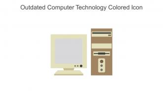 Outdated Computer Technology Colored Icon In Powerpoint Pptx Png And Editable Eps Format