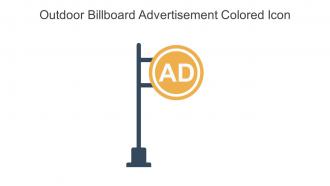 Outdoor Billboard Advertisement Colored Icon In Powerpoint Pptx Png And Editable Eps Format