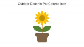 Outdoor Decor In Pot Colored Icon In Powerpoint Pptx Png And Editable Eps Format