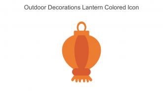 Outdoor Decorations Lantern Colored Icon In Powerpoint Pptx Png And Editable Eps Format