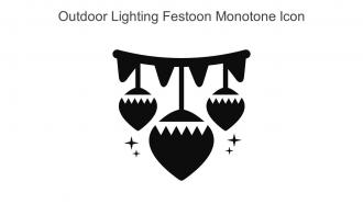 Outdoor Lighting Festoon Monotone Icon In Powerpoint Pptx Png And Editable Eps Format
