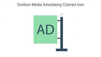 Outdoor Media Advertising Colored Icon In Powerpoint Pptx Png And Editable Eps Format