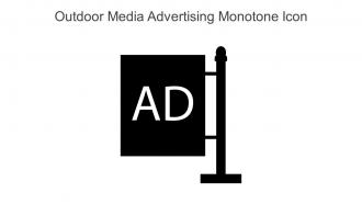Outdoor Media Advertising Monotone Icon In Powerpoint Pptx Png And Editable Eps Format