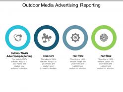 Outdoor media advertising reporting ppt powerpoint presentation show inspiration cpb