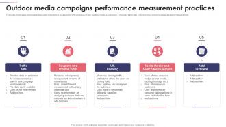 Outdoor Media Campaigns Performance Measurement Practices