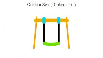 Outdoor Swing Colored Icon In Powerpoint Pptx Png And Editable Eps Format