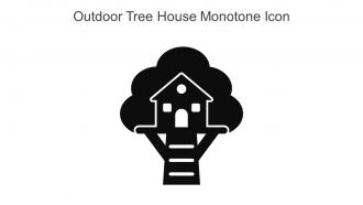Outdoor Tree House Monotone Icon In Powerpoint Pptx Png And Editable Eps Format