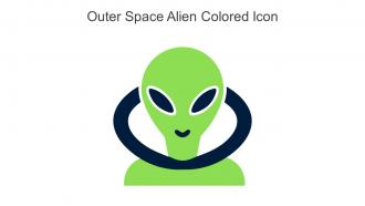 Outer Space Alien Colored Icon In Powerpoint Pptx Png And Editable Eps Format