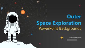 Outer Space Exploration Powerpoint Backgrounds Template
