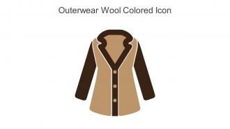 Outerwear Wool Colored Icon In Powerpoint Pptx Png And Editable Eps Format
