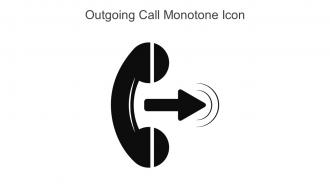 Outgoing Call Monotone Icon In Powerpoint Pptx Png And Editable Eps Format