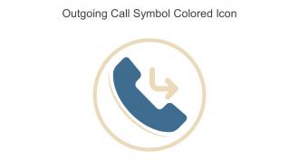 Outgoing Call Symbol Colored Icon In Powerpoint Pptx Png And Editable Eps Format