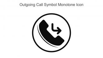Outgoing Call Symbol Monotone Icon In Powerpoint Pptx Png And Editable Eps Format