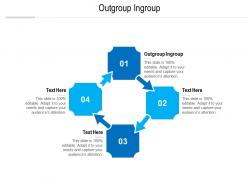 Outgroup ingroup ppt powerpoint presentation portfolio clipart cpb