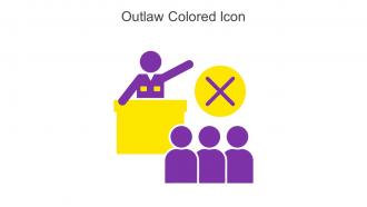 Outlaw Colored Icon In Powerpoint Pptx Png And Editable Eps Format
