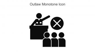 Outlaw Monotone Icon In Powerpoint Pptx Png And Editable Eps Format