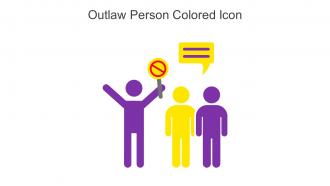 Outlaw Person Colored Icon In Powerpoint Pptx Png And Editable Eps Format