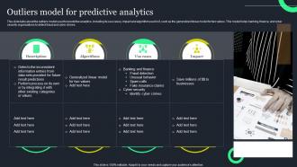 Outliers Model For Predictive Analytics Ppt Powerpoint Presentation File Icon