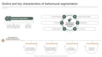 Outline And Key Characteristics Of Behavioural Segmentation Effective Micromarketing Guide